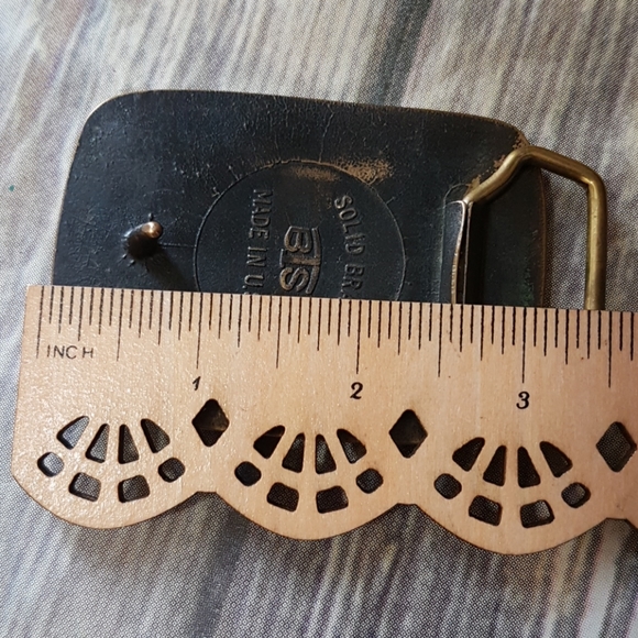 Vintage BTS brass eagle belt buckle - Picture 7 of 7